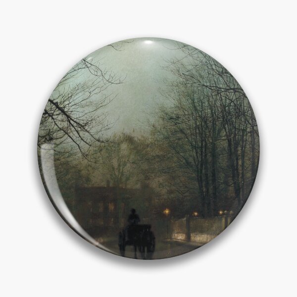 Item preview, John Atkinson Grimshaw - A wet Moon, Putney Road designed and sold by ArtExpression.