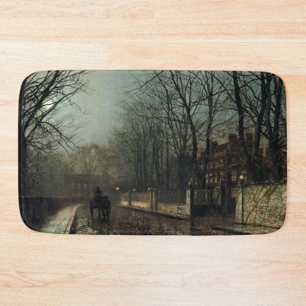 Item preview, John Atkinson Grimshaw - A wet Moon, Putney Road designed and sold by ArtExpression.