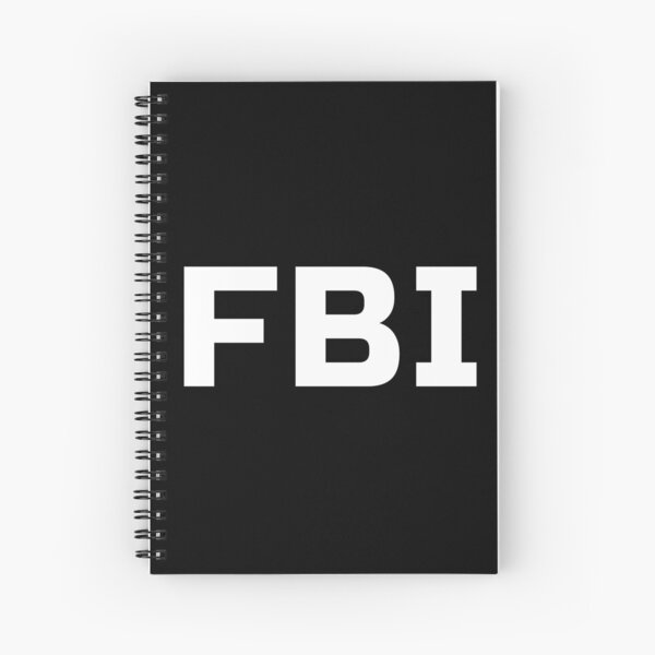 Cuadernos De Espiral Fbi Redbubble - fbi chaleco roblox