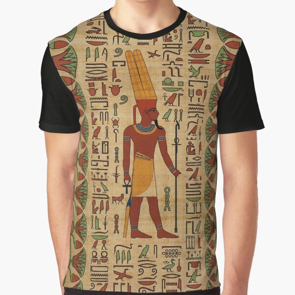 Artikel-Vorschau von Ägyptischer Amun Ra - Amun Re Ornament auf Papyrus, designt und verkauft von Nartissima.