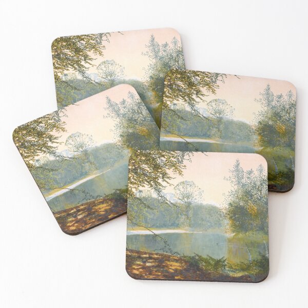 Item preview, John Atkinson Grimshaw - The Quiet of the Lake, Roundhay Park designed and sold by ArtExpression.