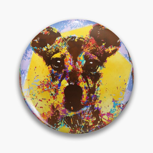 Item preview, Jack Russell Terrier Abstract Mixed Media designed and sold by k9printart.
