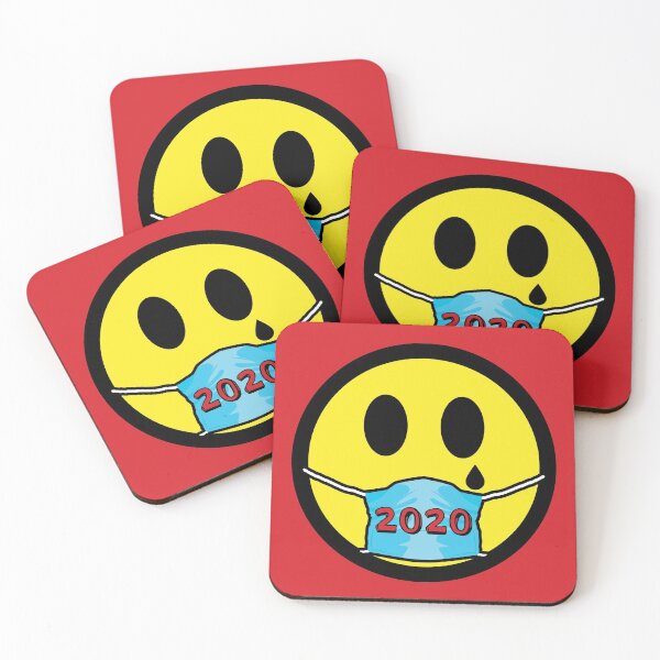 Item preview, Corona Virus 2020 Sad Face Emoji designed and sold by FreakamaGeek.