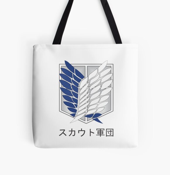 Attaque des Titans Shingeki no Kyojin Logo SNK Tote bag doublé