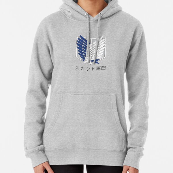 Attaque des Titans Shingeki no Kyojin Logo SNK Sweat à capuche épais