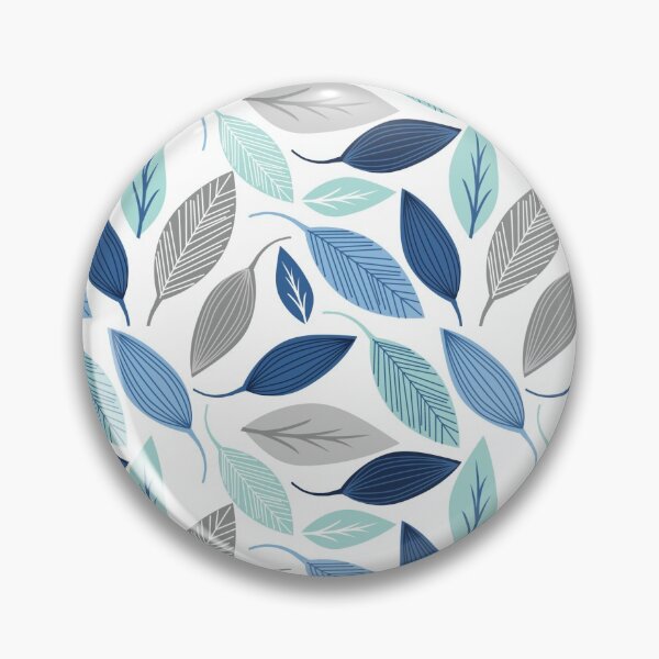 Item preview, Blue & Silver Leaf Pattern designed and sold by samariss.