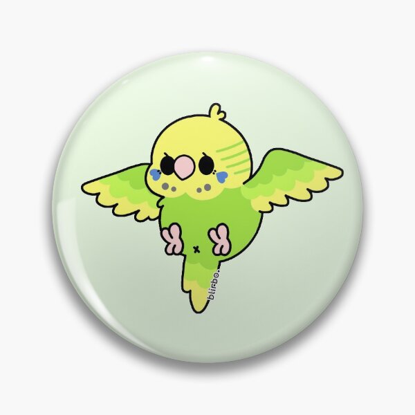 Item preview, Flying Budgie - Lime Green designed and sold by blirbos.