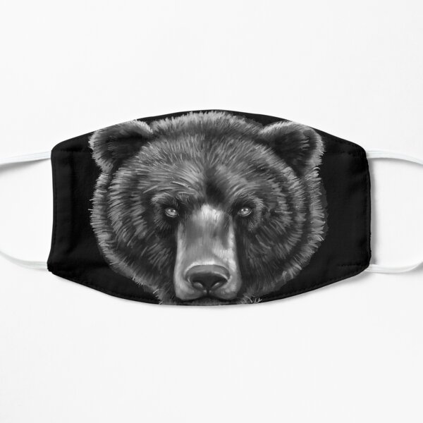 Black Bear Face Masks Redbubble - rainbow bear mask code roblox