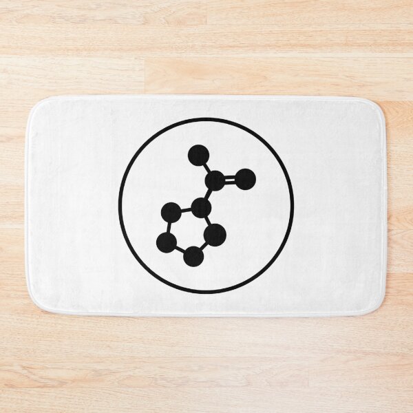 Item preview, Proline amino acid molecule, flat icon style designed and sold by molekuul.