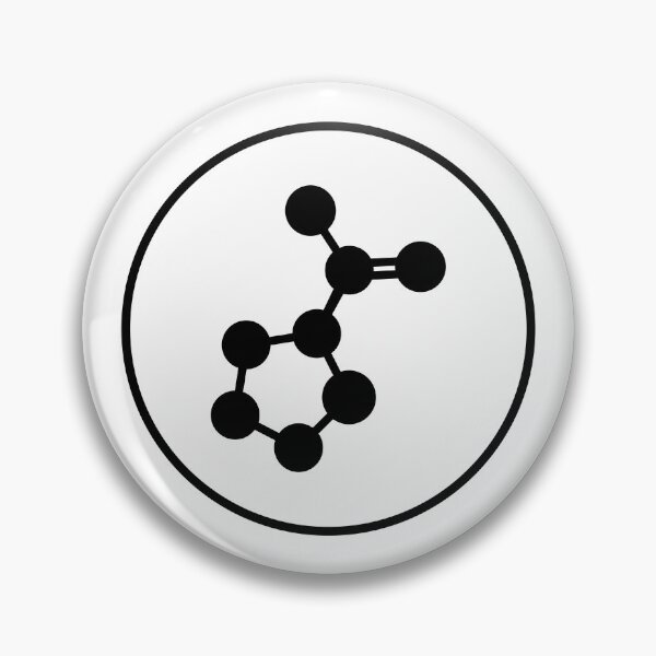 Item preview, Proline amino acid molecule, flat icon style designed and sold by molekuul.