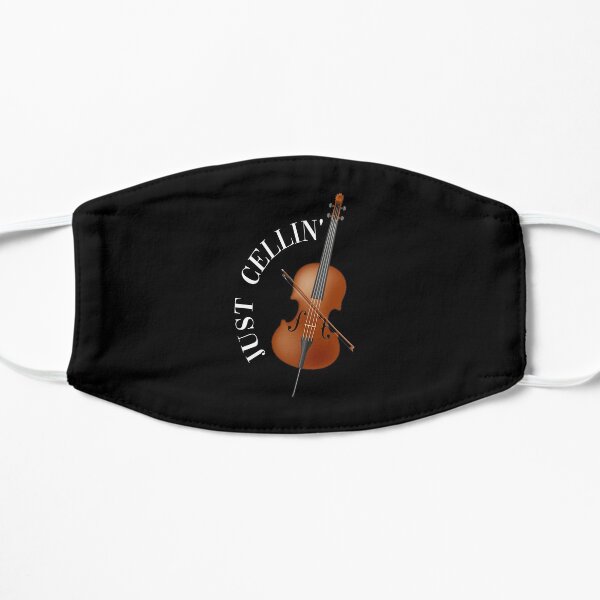 Musical instrument cello Flat Mask