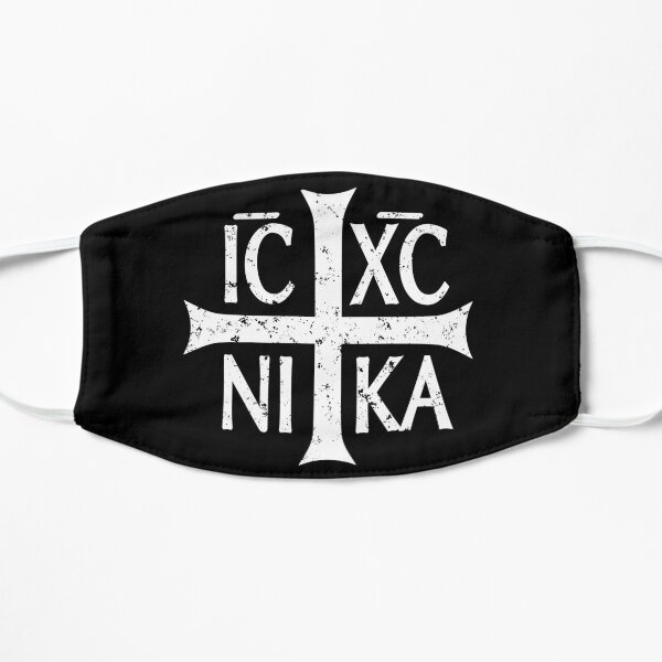 Christogram IC XC NIKA Jesus Christ is winner Flat Mask