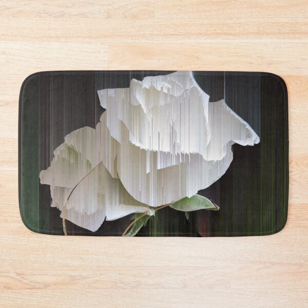 Item preview, Glitched White Rose designed and sold by JillyBeanDesign.