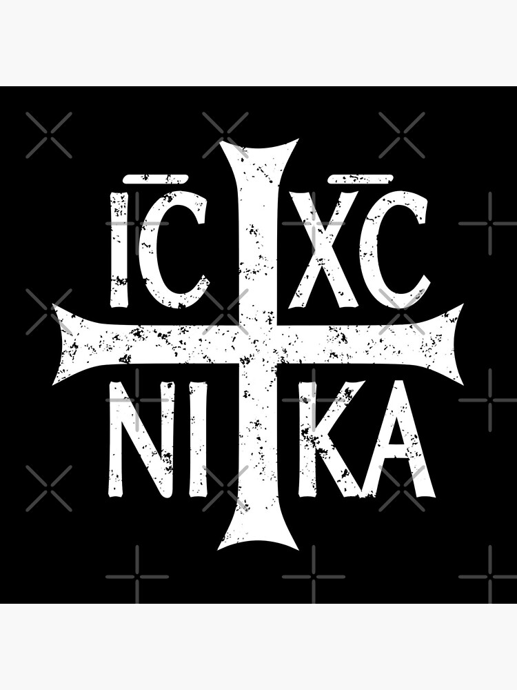 Christogram IC XC NIKA Jesus Christ is winner by Beltschazar