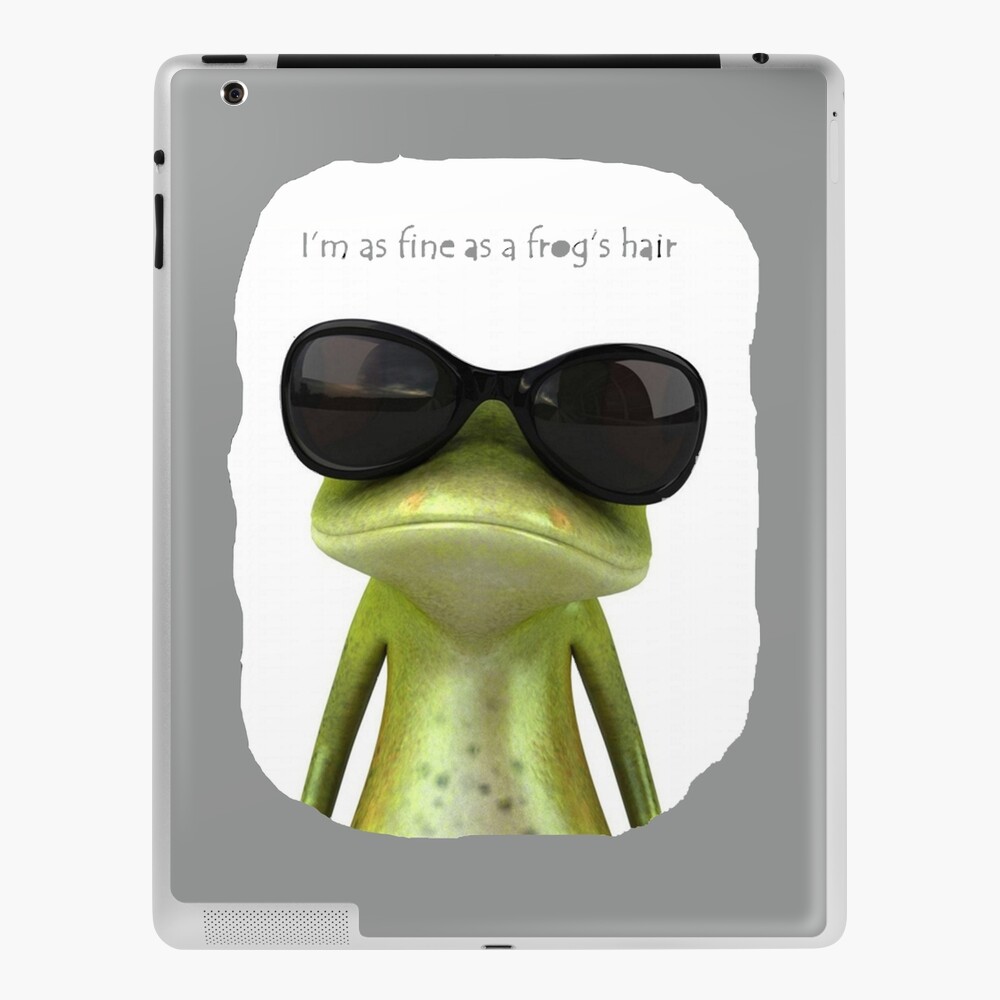 frog's hair iPad Case & Skin for Sale by coffeecountyjim