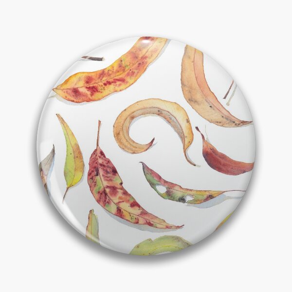 Item preview, Eucalyptus leaves watercolour (white background) designed and sold by Zoya Makarova.