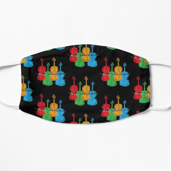 Retro cello Flat Mask