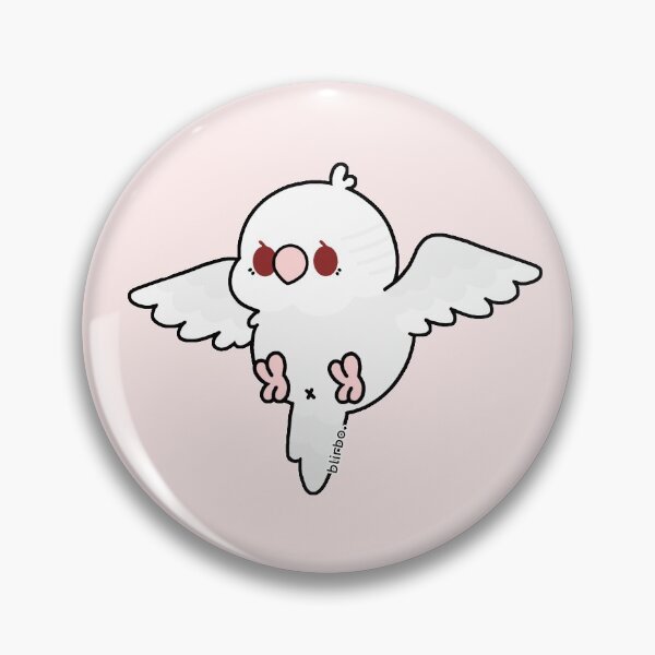 Item preview, Flying Budgie - Albino (White) designed and sold by blirbos.
