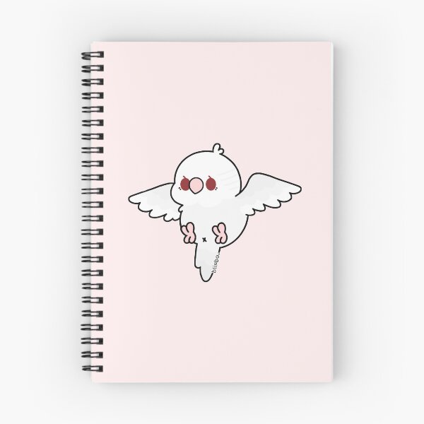 Item preview, Flying Budgie - Albino (White) designed and sold by blirbos.