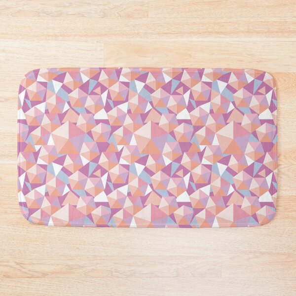 Item preview, polychrome pentagon flow in pink, violet and light blue designed and sold by colorofmagic.