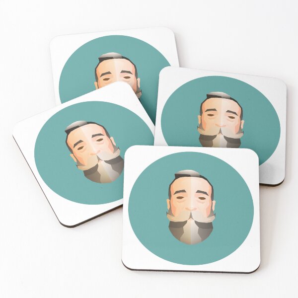 Item preview,  Bearded Mustached Daddy vector portrait lgbtq bear designed and sold by GOOD BOY CLUB.