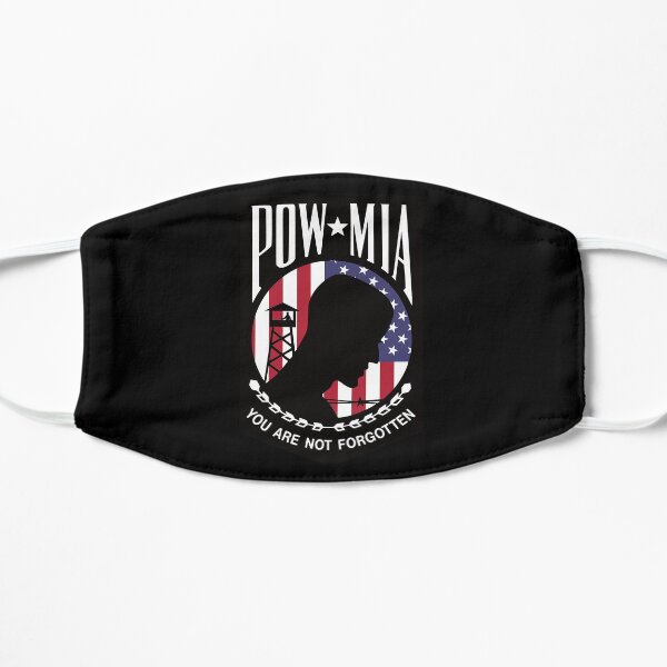 Pow Mia Flag USA you are not forgotten Flat Mask