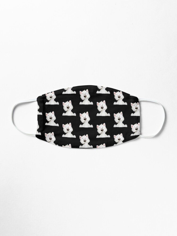 Alternate view of Westie Mask Mask