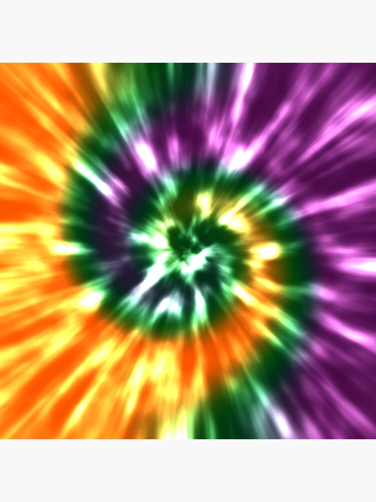 "Tye Dye Hippy Retro 70s Pattern Print " Sticker by StoneandPencil | Redbubble