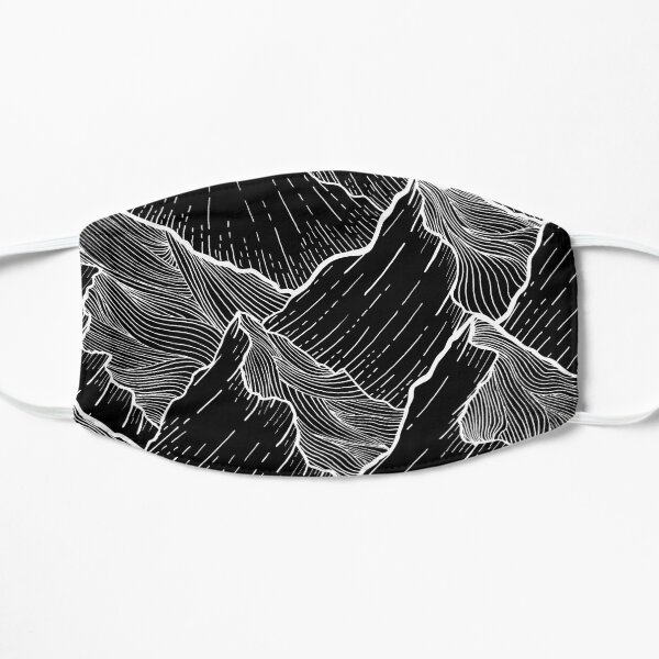 Meer Berge Flache Maske