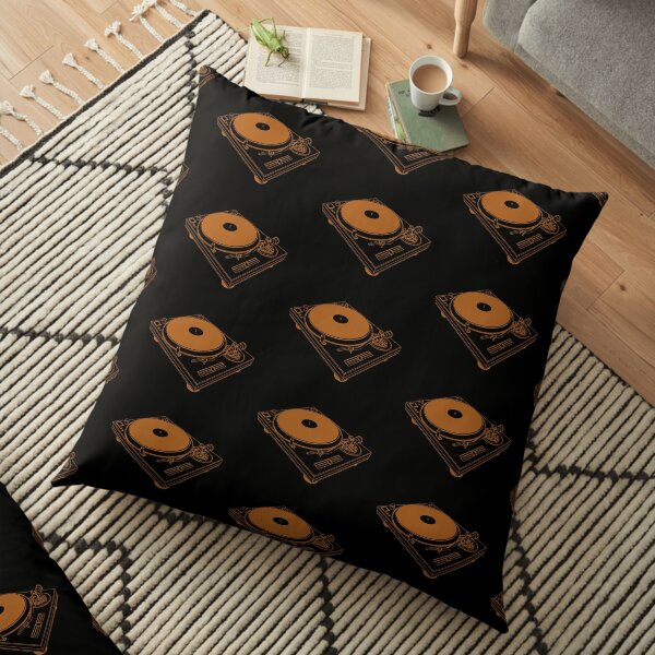 Turntable Pattern Floor Pillow
