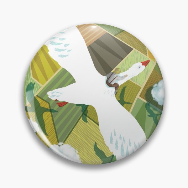 Item preview, Nils With Wild Geese designed and sold by beesants.
