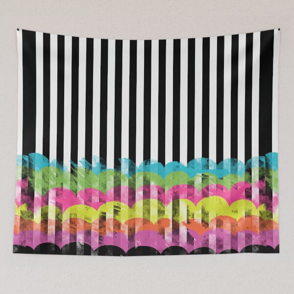 Item preview, Watercolor Scallops	 designed and sold by Rainbows Galore.