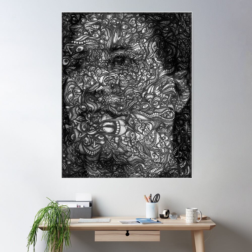 Facepage - Self-portrait Poster