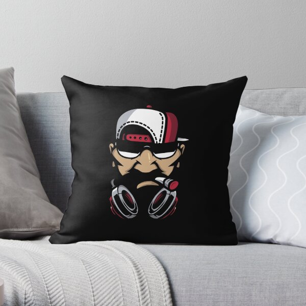 DJ Blunt Throw Pillow
