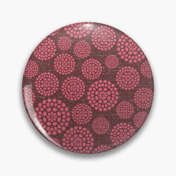Item preview, Coral textured dotted circles designed and sold by Dana Du.