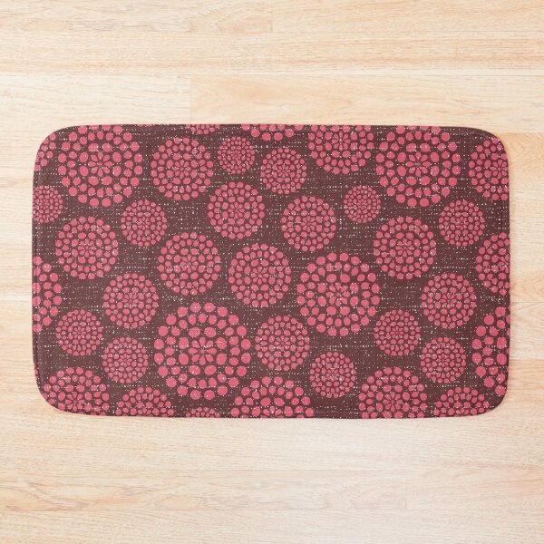 Item preview, Coral textured dotted circles designed and sold by Dana Du.