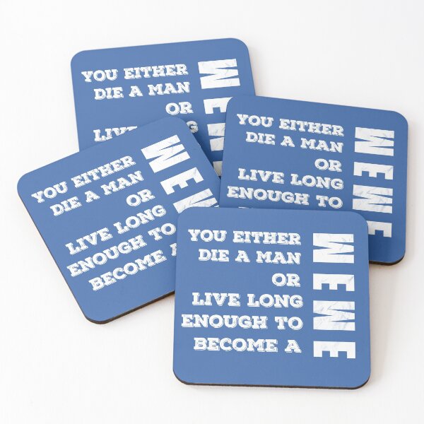 Item preview,  Die a Man or Become a Meme (Vertical Version) designed and sold by McFlyDesigns.