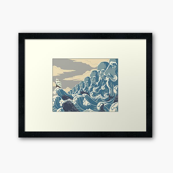 Storm Framed Art Print