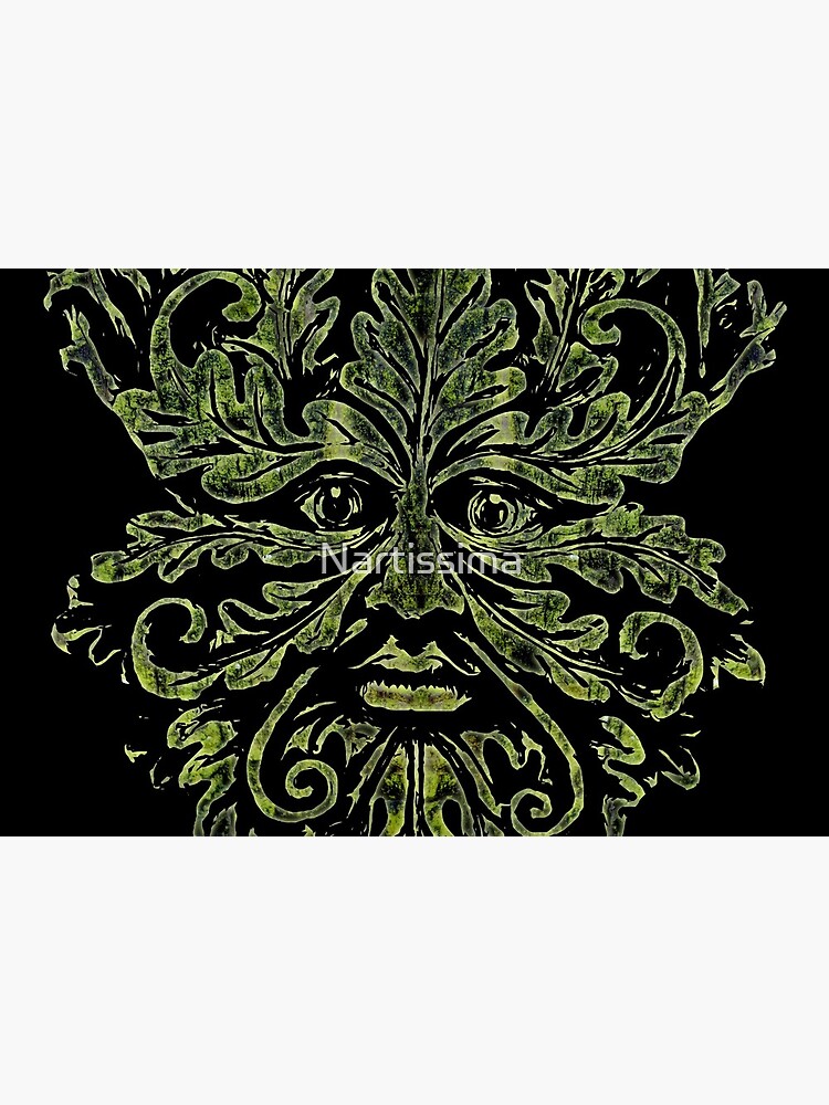 "The Green Man" Mask for Sale by Nartissima Redbubble