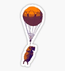 Flying Goat Sticker