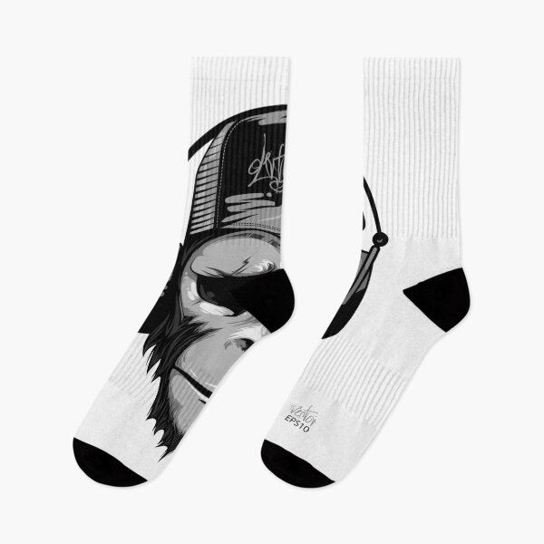 Item preview, DJ Chimpanzee B/W designed and sold by HHGA.