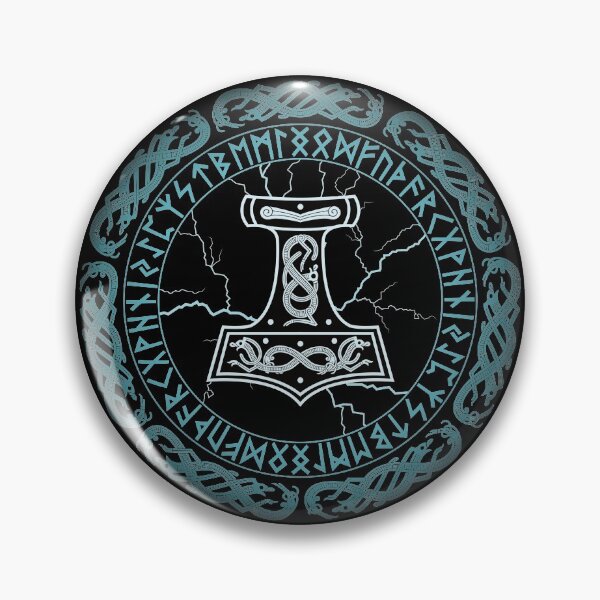 Artikelvorschau, Mjölnir Hammer von Thor Runen entworfen und verkauft von Beltschazar.