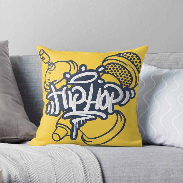 Hip Hop Throw Pillow