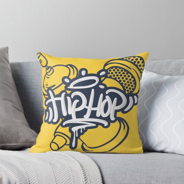 Hip Hop Throw Pillow