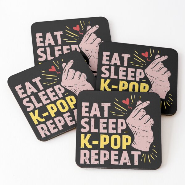 Artikelvorschau, Eat Sleep K-Pop Repeat entworfen und verkauft von Jelisandie.