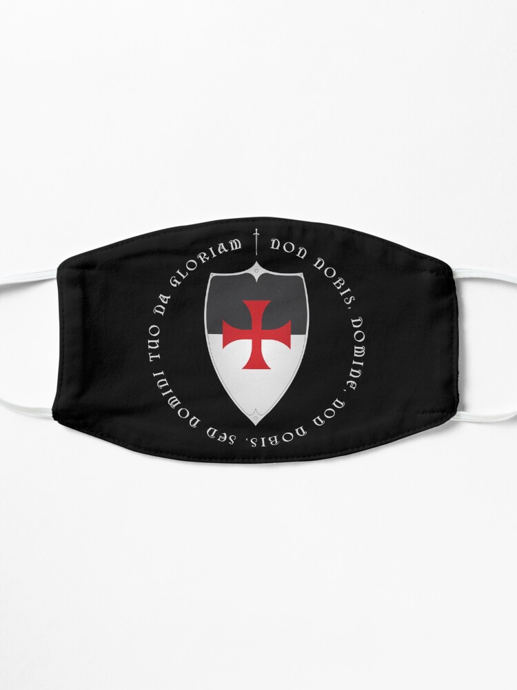 Knights Templar Crusader Motto And Cross Mask For Sale By Beltschazar