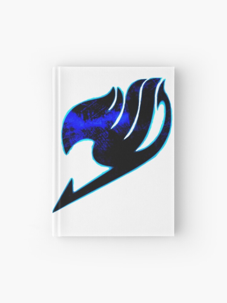 Fairy Tail Lightning Blue Symbol Hardcover Journal By Secarus Redbubble