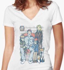 Anderson Family Portrait Women's Fitted V-Neck T-Shirt