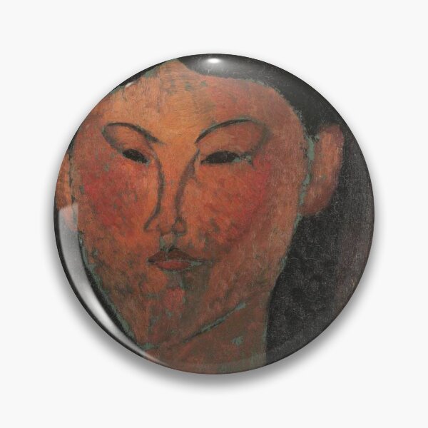 Item preview, Vintage Portrait painting by  Amedeo Modigliani (Italian, Livorno 1884–1920 Paris) designed and sold by Vintage Designs +.