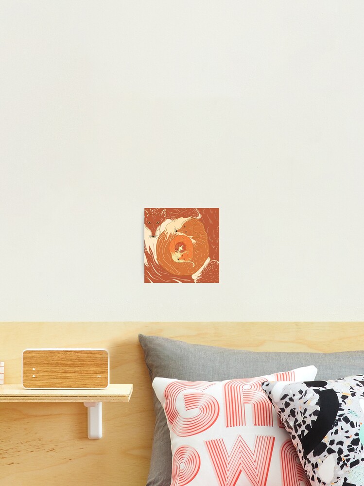 Thumbnail 2 of 3, Photographic Print, Foxes designed and sold by beesants.